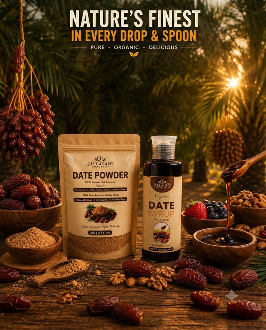 Date Sweetness Duo (Date Powder & Date Syrup Combo)