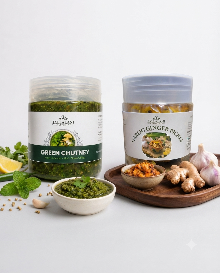 2-Jar Combo Collection of Pickle & Chutney (P014)