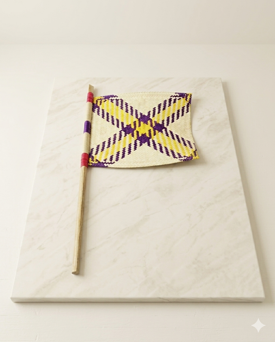 Hand Fan Date Leaf L (HF001)