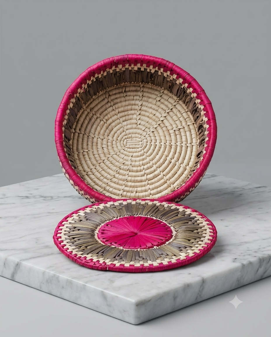 Handwoven Date Leaf Rotidaan Hotpot – Sindhi Craft Edition