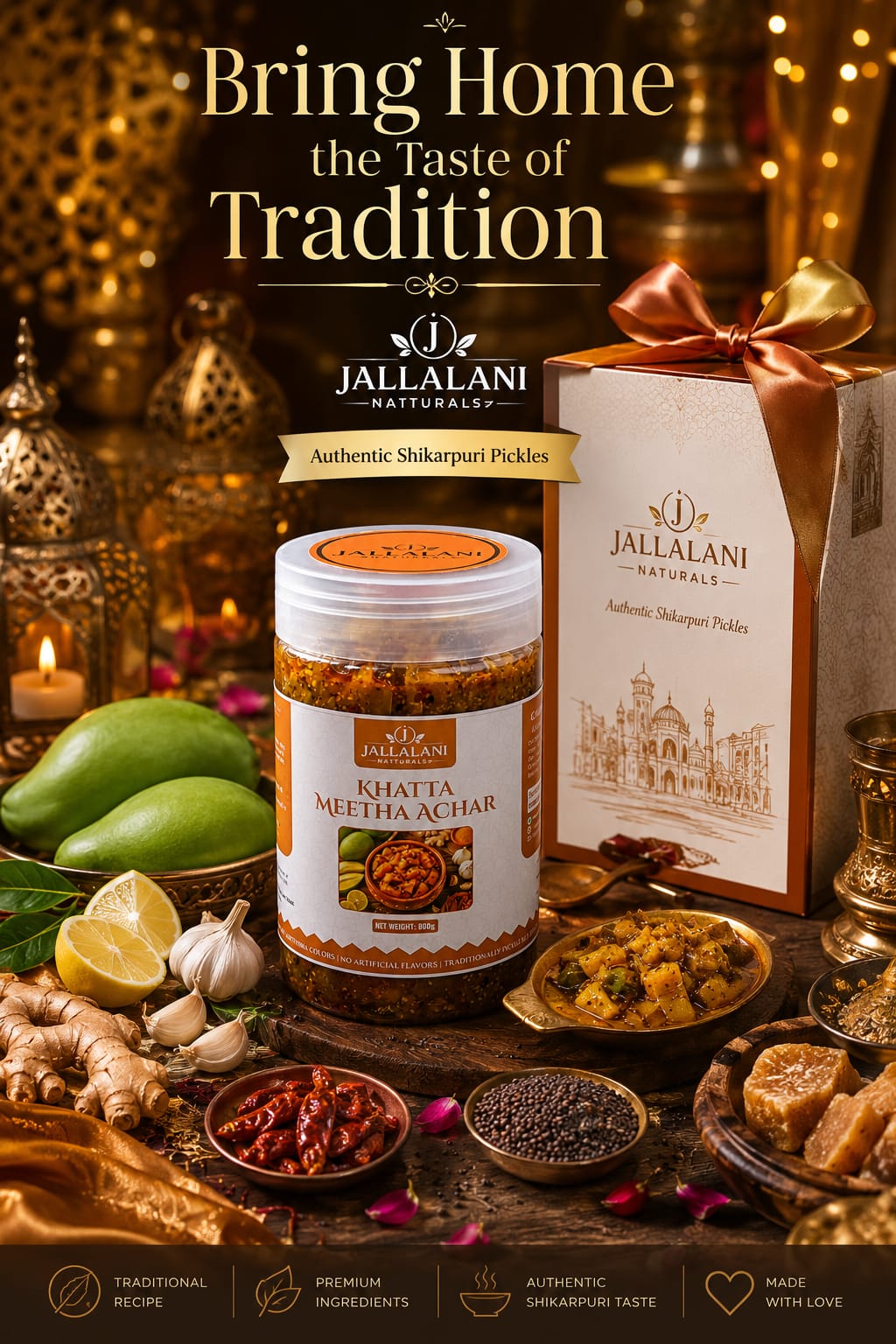 Khatta Metha Achar (800g)