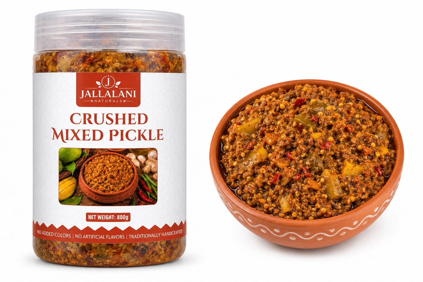 Crushed Mixed Pickle (800g)
