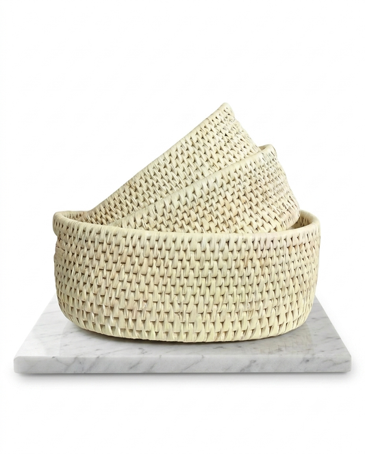 Orbit Fruit basket (Oval Basket set of 03 pieces) (TFR008)