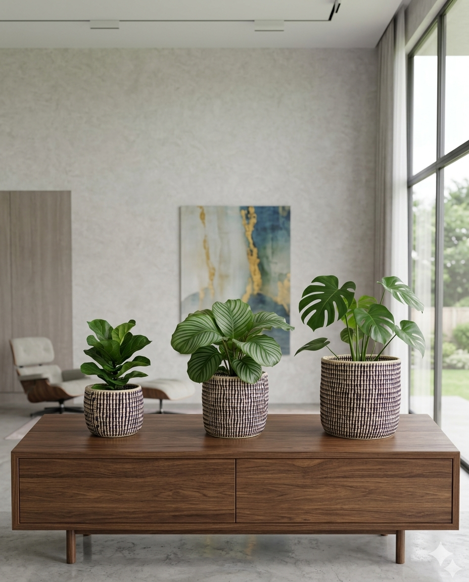 Planter Date Leaf (set of 03) (PR001)