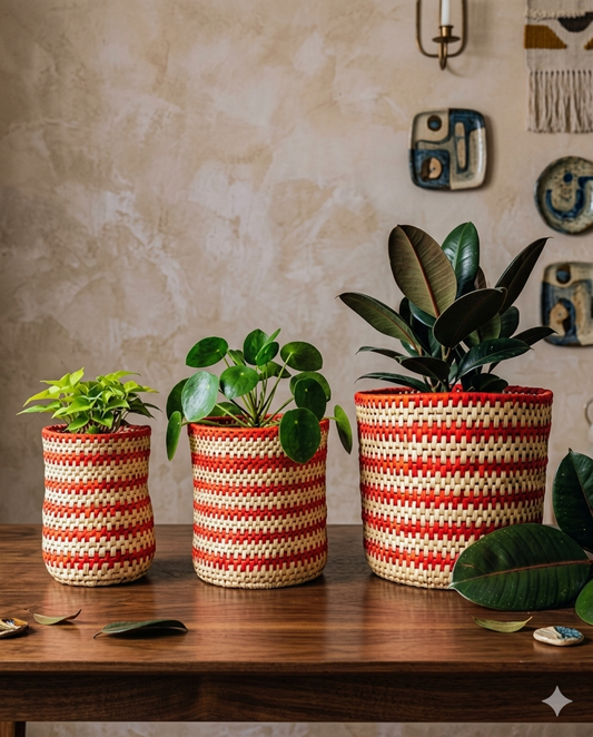 Planter Date Leaf (set of 03) (PR003)