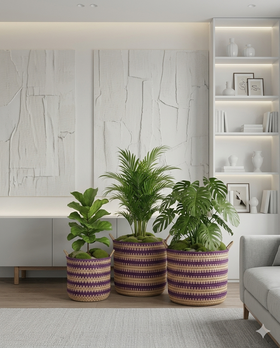 Planter Date Leaf (set of 03) (PR005)