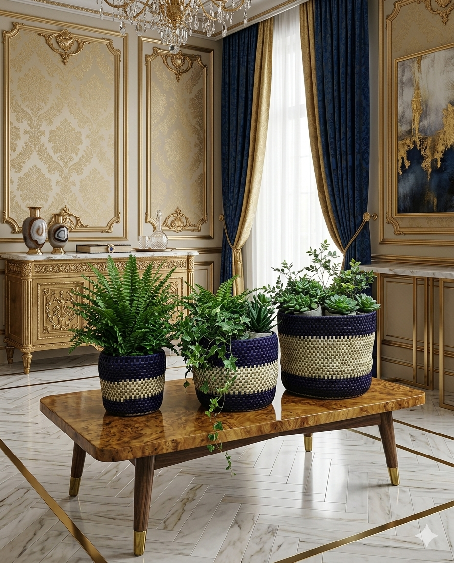 Planter Date Leaf (set of 03) (PR006)