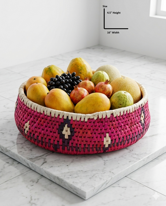 Tray Fruit basket Round (16"/4.5") (TFR002)