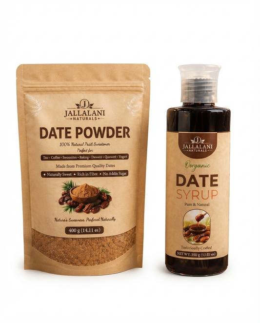 Date Sweetness Duo (Date Powder & Date Syrup Combo)