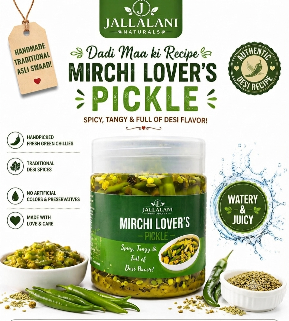 Mirchi Lovers Pickle (500g)