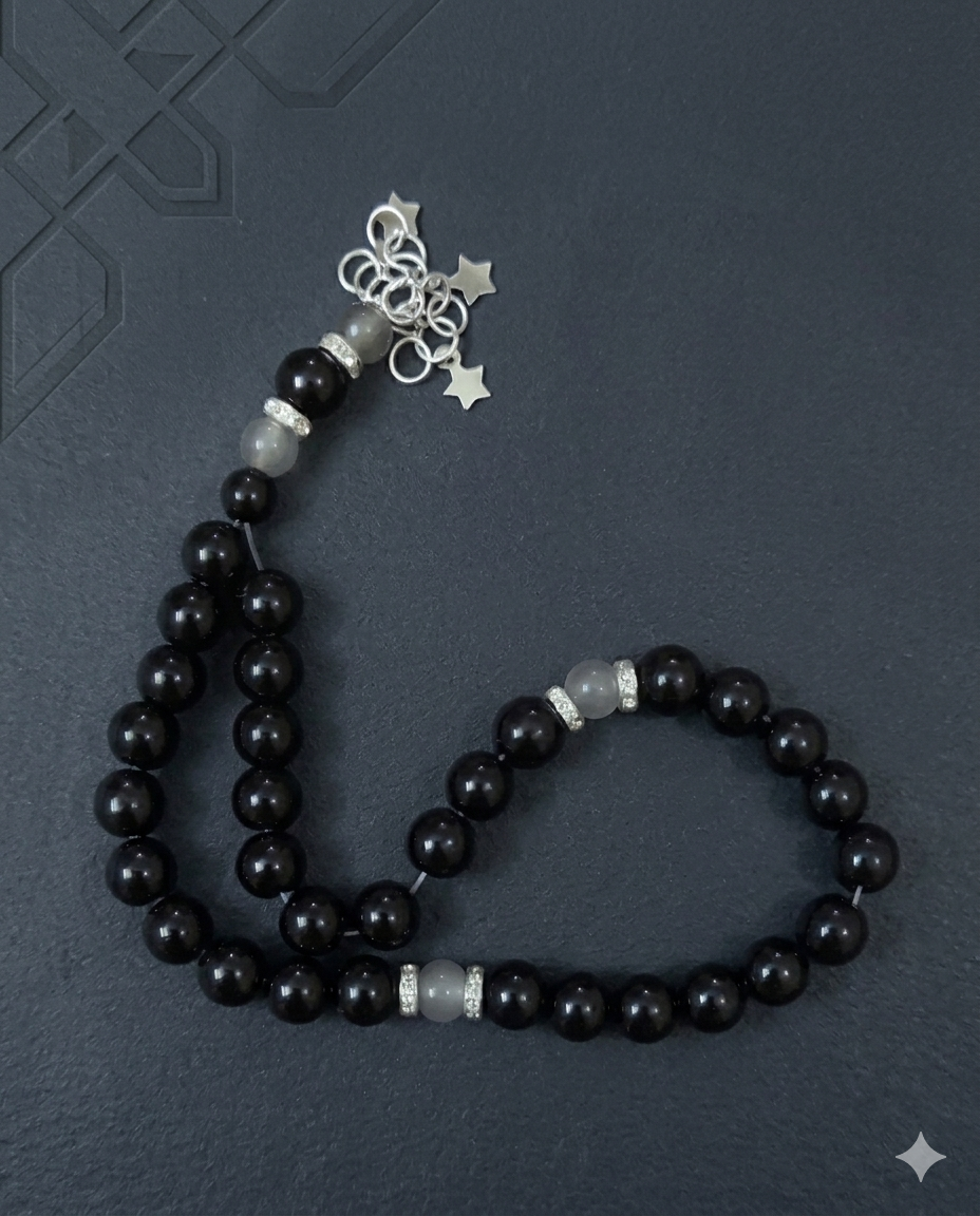 Tasbeeh Handmade Crystal Bead (T001)