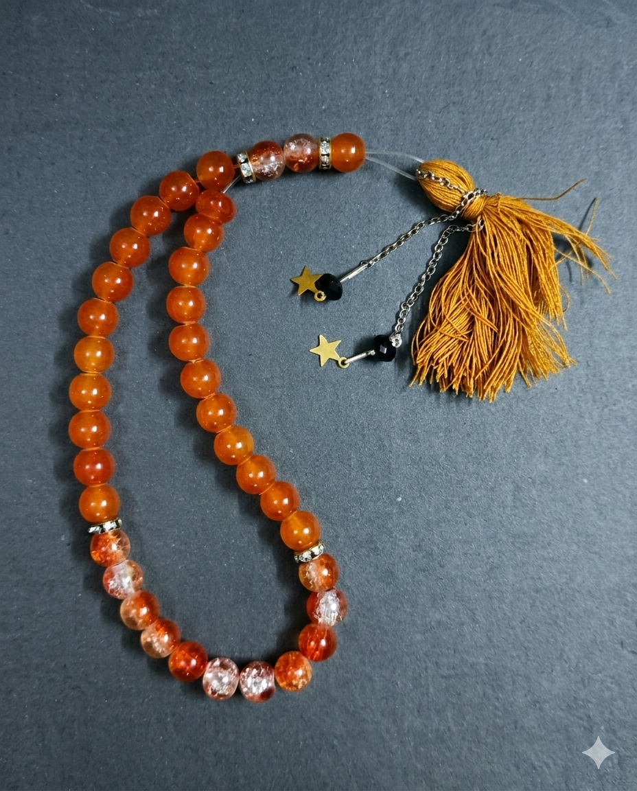 Tasbeeh Handmade Crystal Bead (T003)