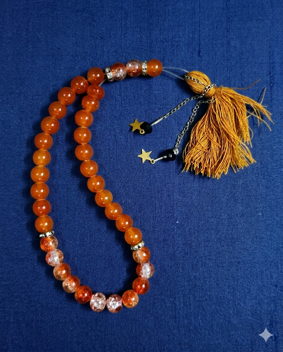 Tasbeeh Handmade Crystal Bead (T003)