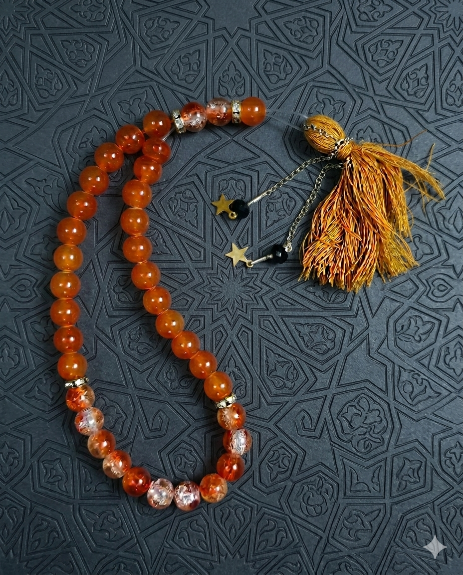 Tasbeeh Handmade Crystal Bead (T003)