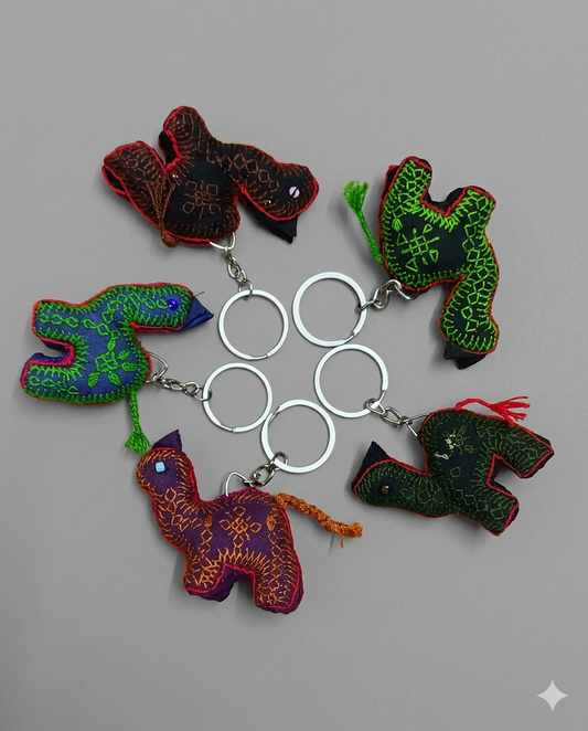 Key chain Camel-Embroidery (Pack of 05) (KC006)
