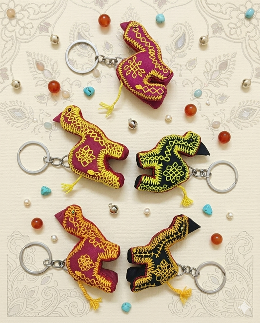 Key chain Camel-Embroidery (Pack of 05) (KC006)