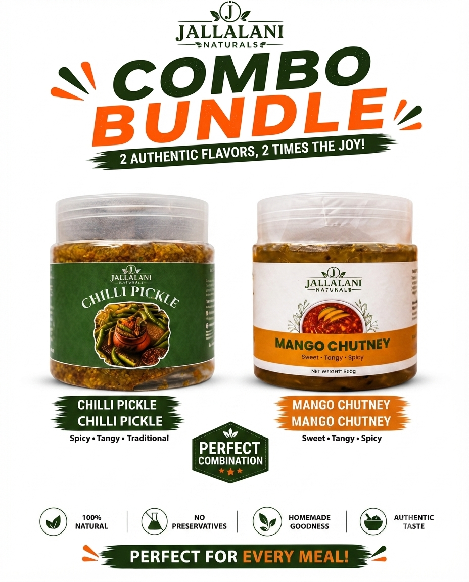 2-Jar Combo Collection of Pickle & Chutney (P013)