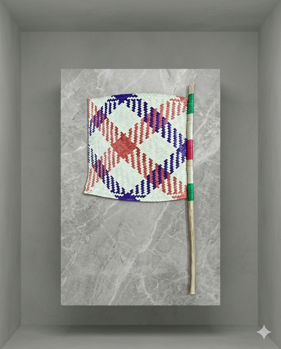 Hand Fan Date Leaf L (HF001)