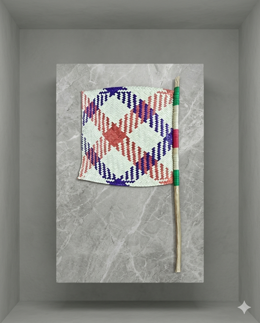 Hand Fan Date Leaf L (HF001)