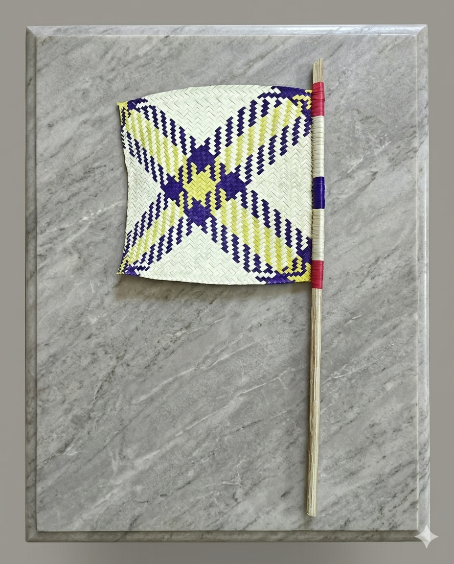 Hand Fan Date Leaf L (HF001)