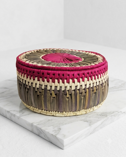 Handwoven Date Leaf Rotidaan Hotpot – Sindhi Craft Edition