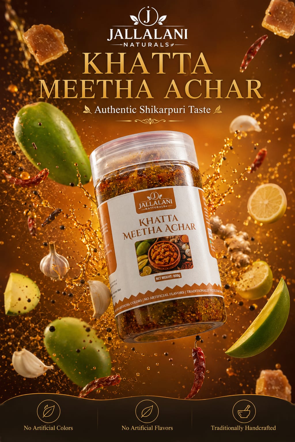 Khatta Metha Achar (800g)