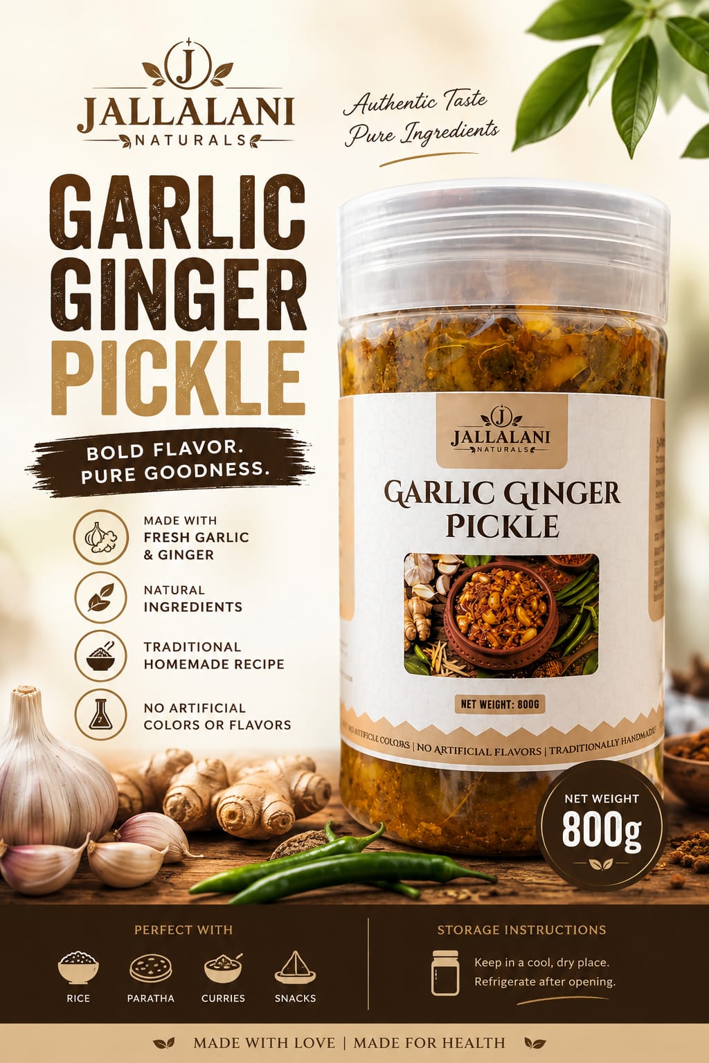 Garlic Ginger Pickle