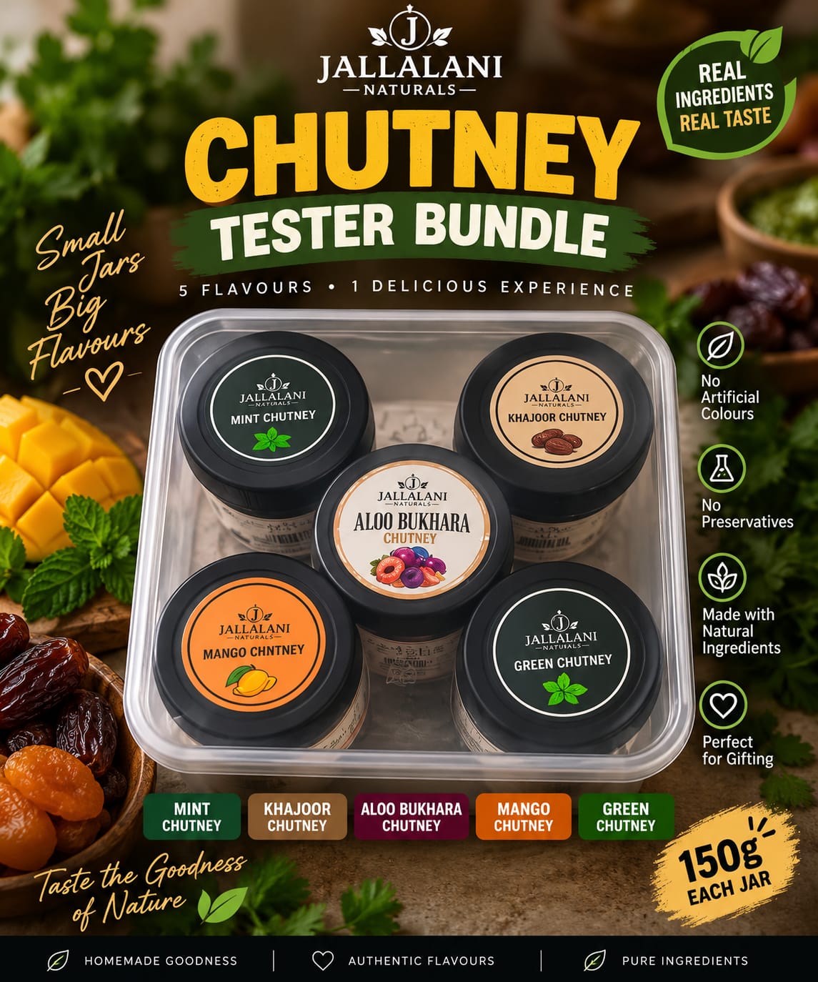 Tester Bundle (Pack of 05 Chutney's)