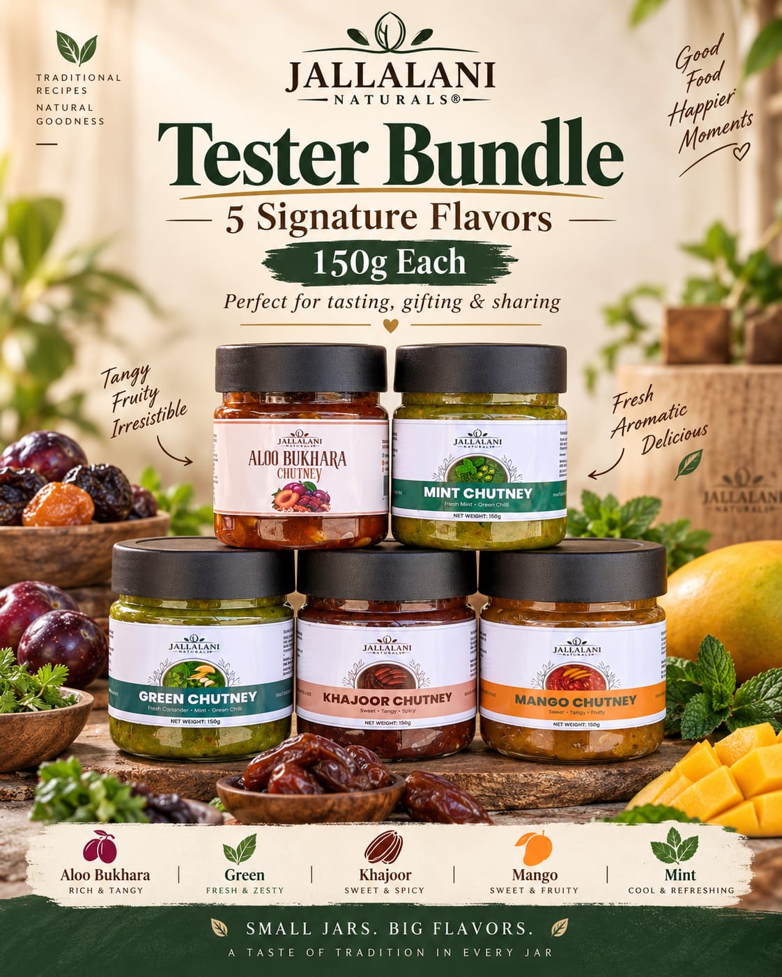 Tester Bundle (Pack of 05 Chutney's)