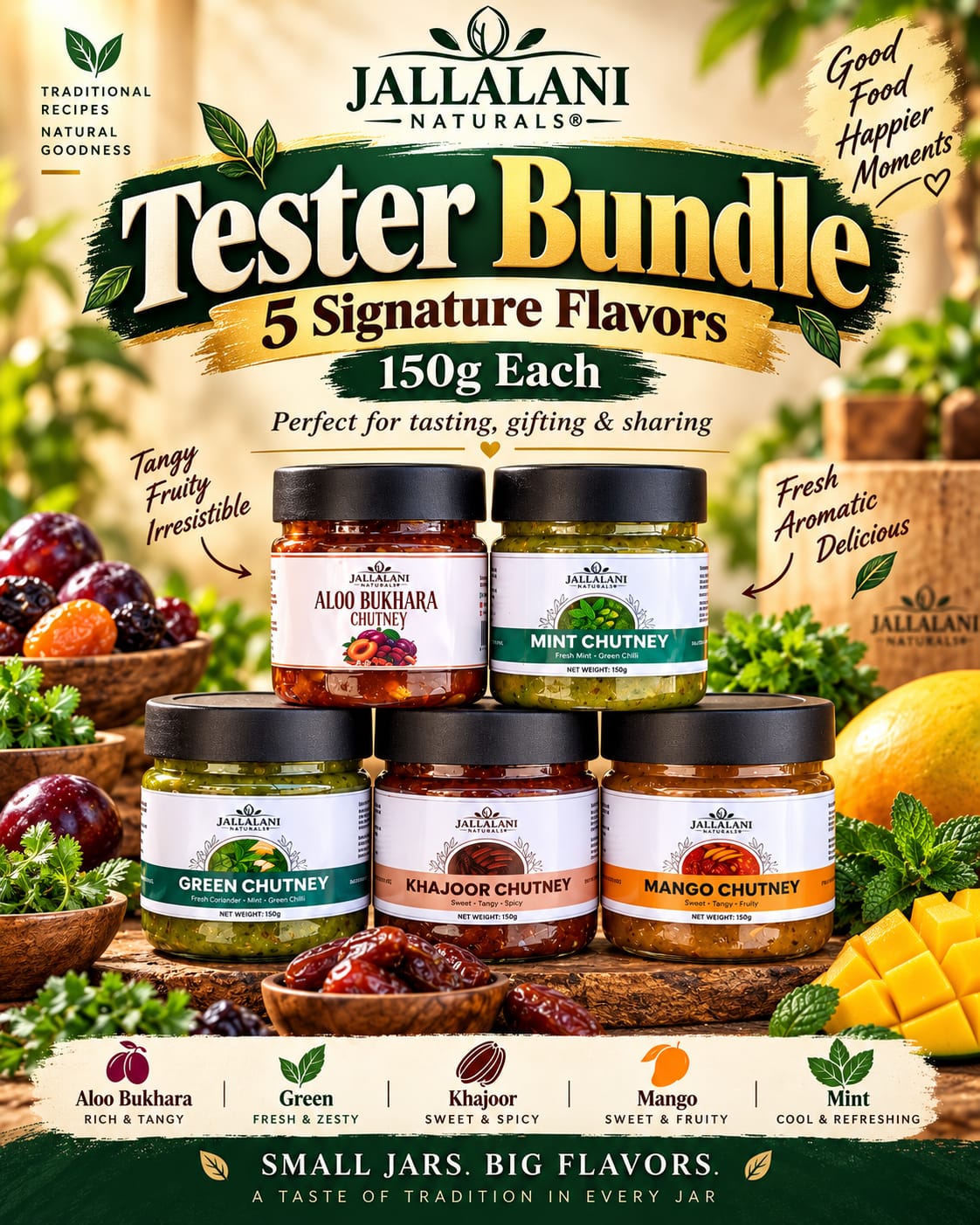 Tester Bundle (Pack of 05 Chutney's)