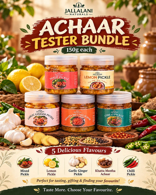 Achaar Tester Bundle – 5 Delicious Flavours