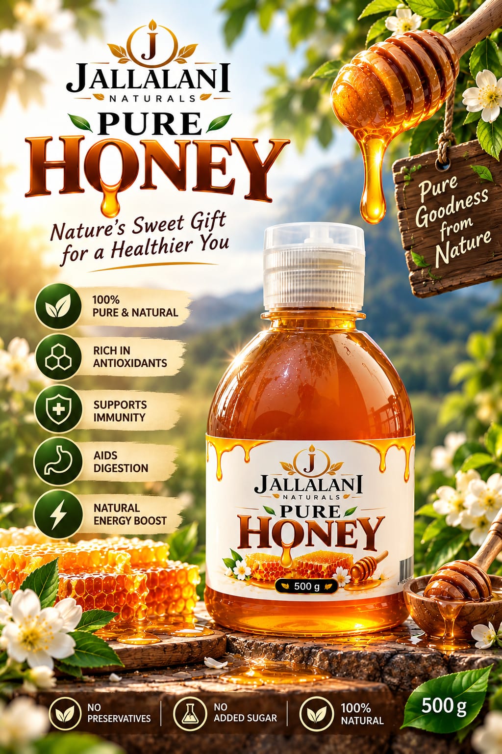 Naturals Pure Honey – 500g