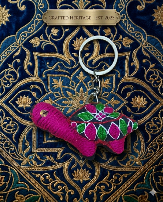Key chain Turtle-Embroidery (KC009)