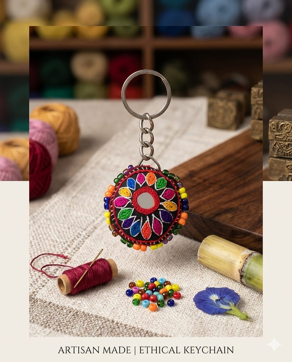 Key Chain Bead work-Embroidery (KC001)