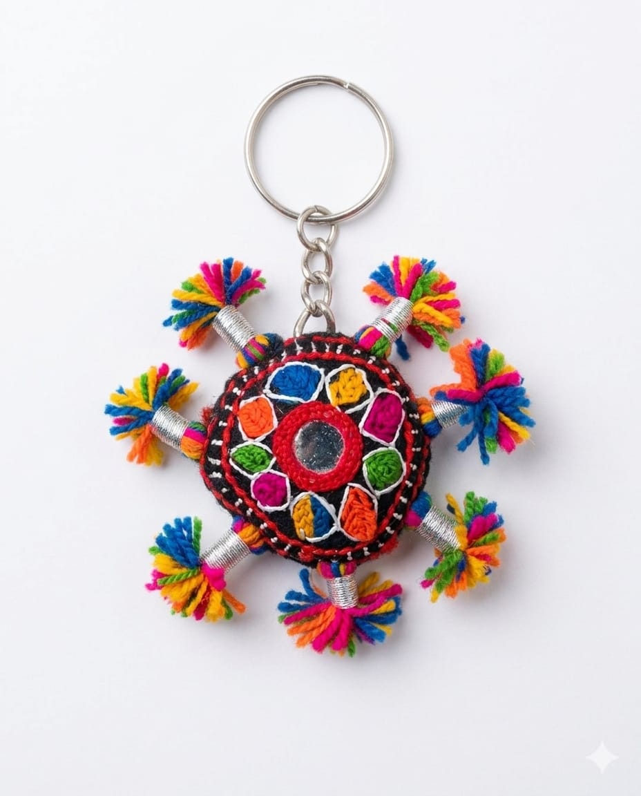 Key Chain Flowers-Embroidery (KC002)