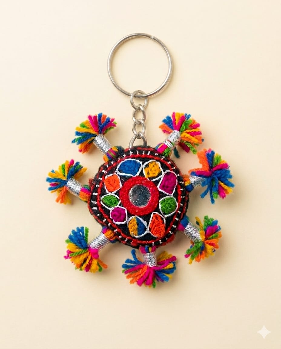 Key Chain Flowers-Embroidery (KC002)