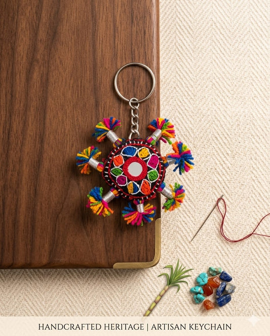 Key Chain Flowers-Embroidery (KC002)