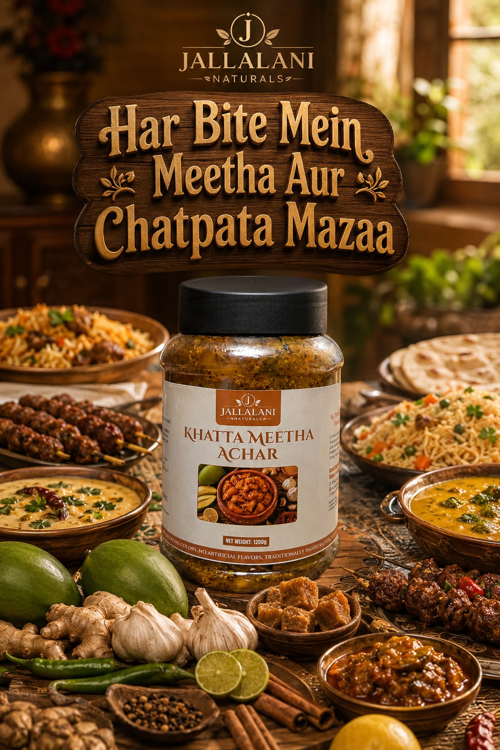 Khatha Meetha Achar (1,200g)