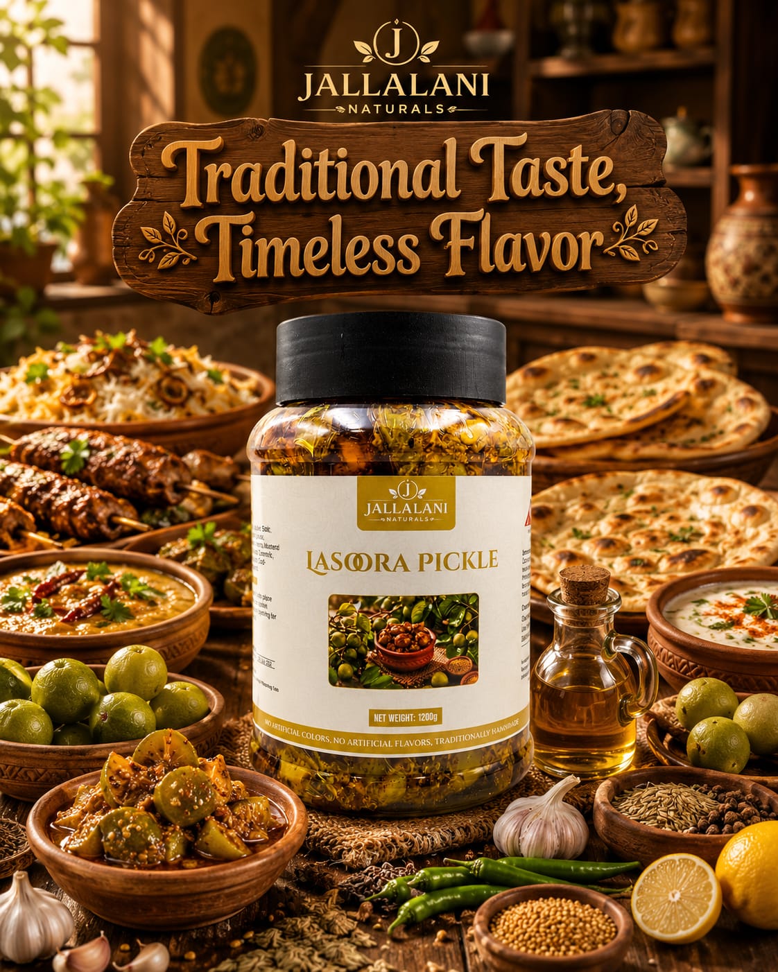 Lasoora Pickle (1,200g)