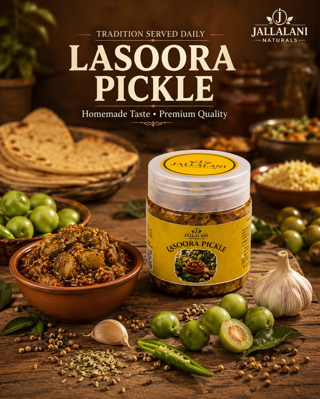 Lasoora Pickle (500g)
