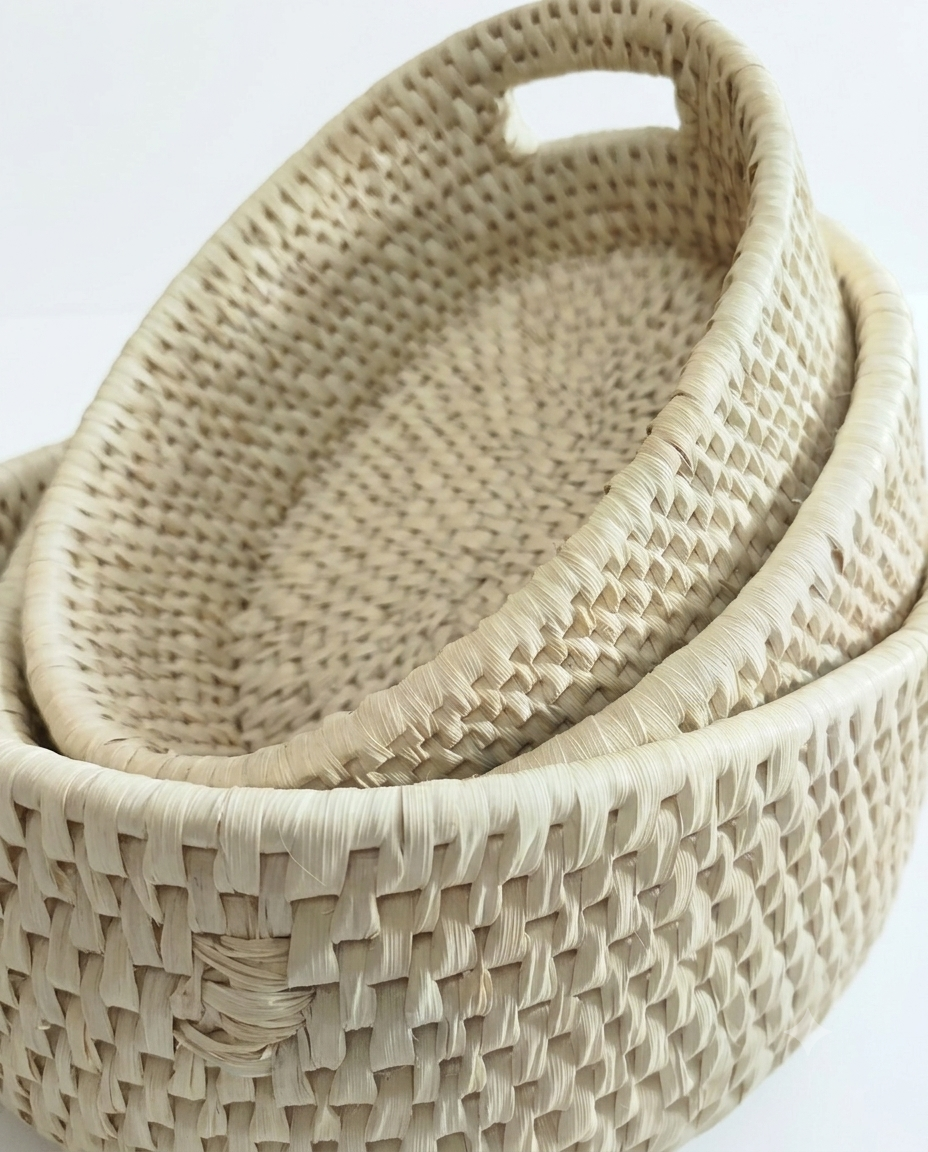 Orbit Fruit basket (Oval Basket set of 03 pieces) (TFR008)