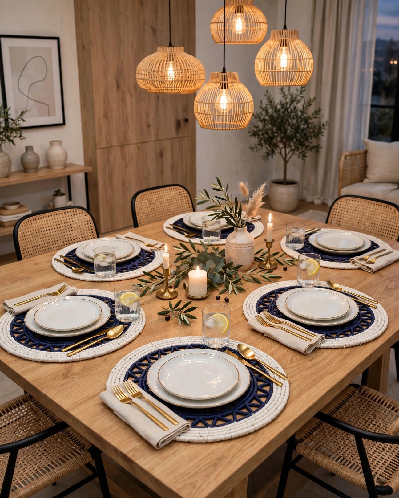 Handwoven Date Leaf Table Placemat – Style 1