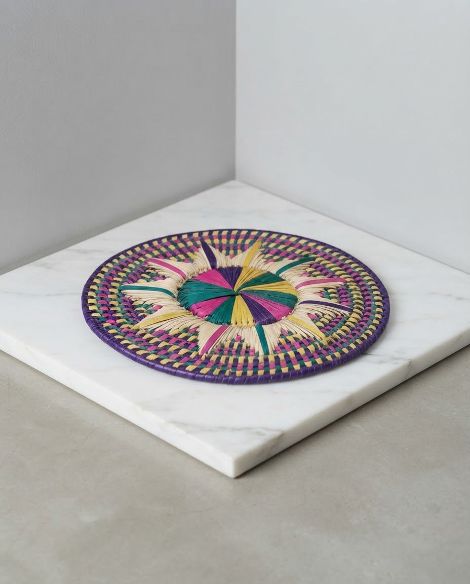 Handwoven Date Leaf Table Placemat – Style 2