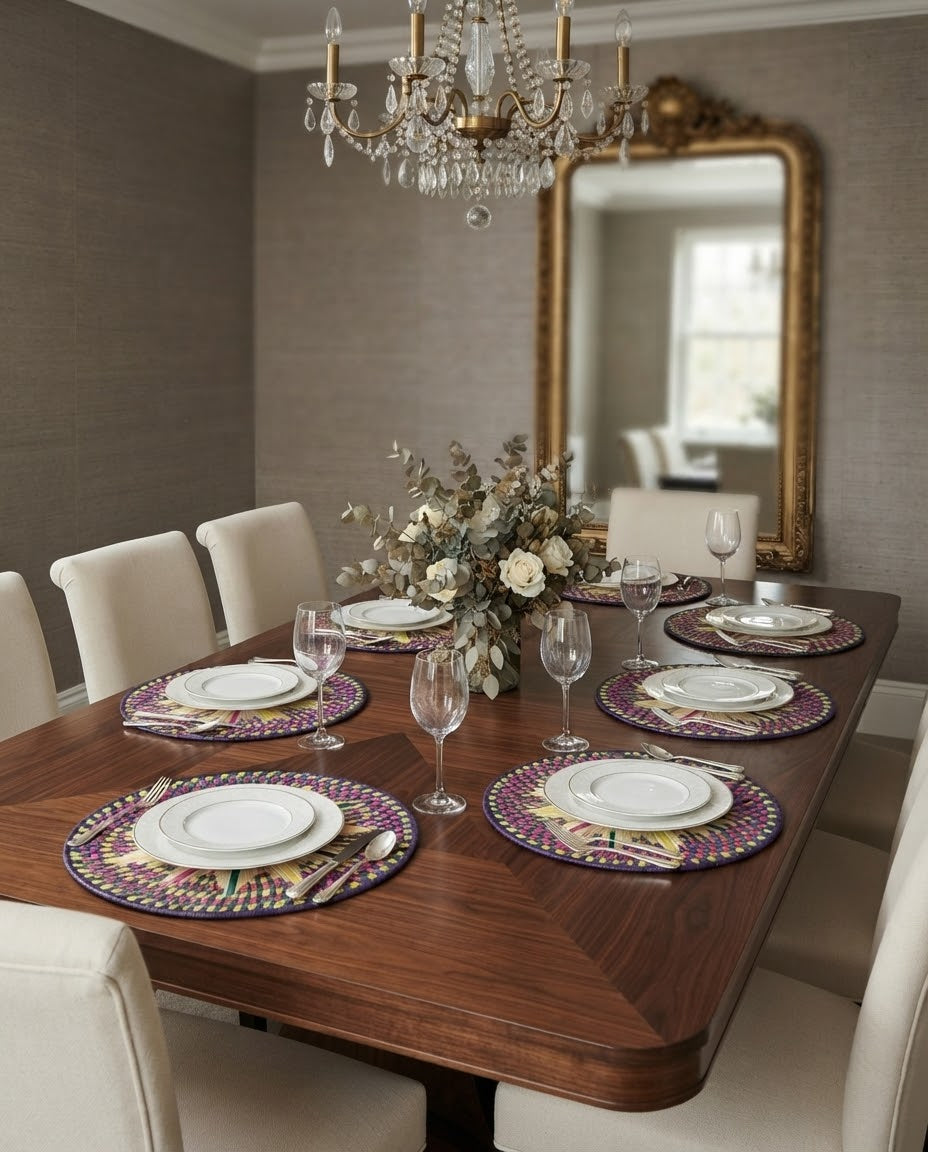 Handwoven Date Leaf Table Placemat – Style 2