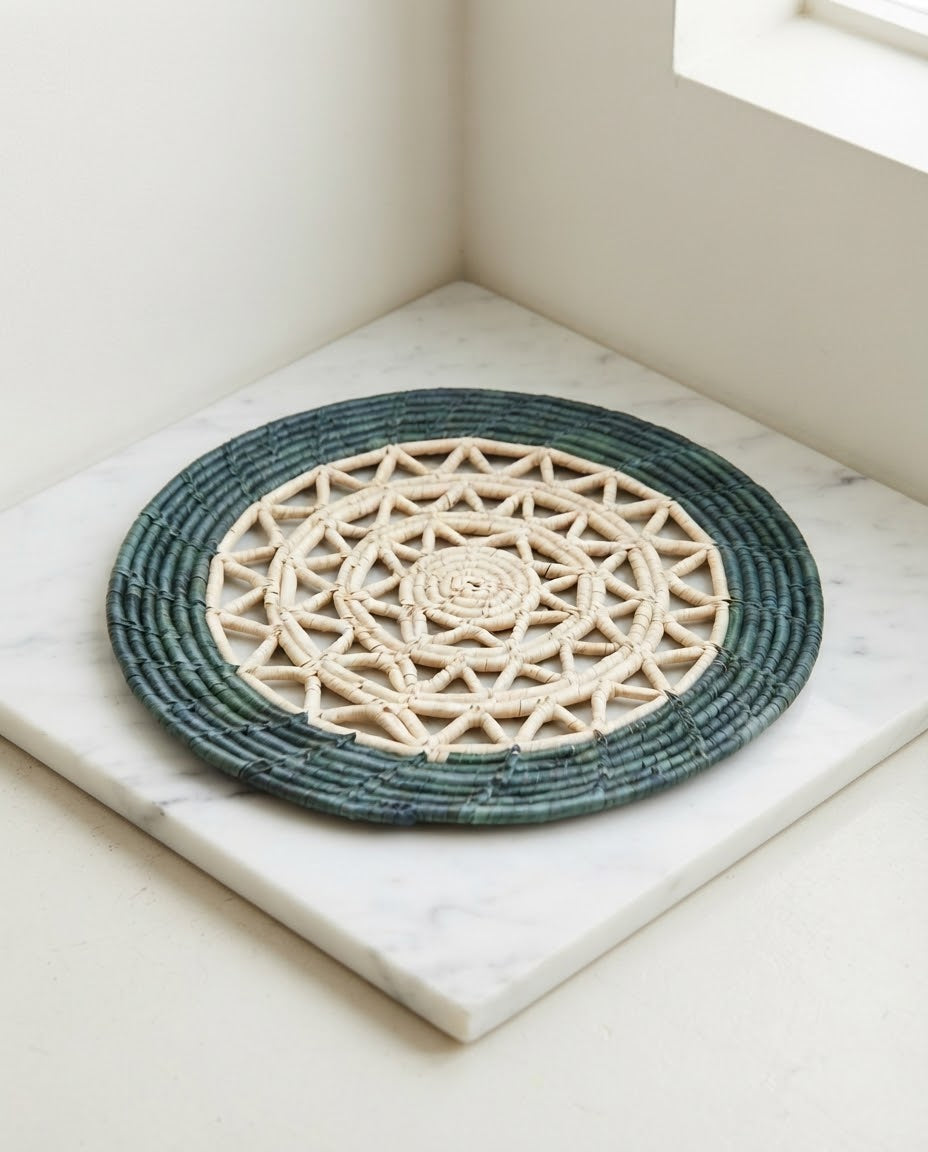 Handwoven Date Leaf Table Placemat – Style 3