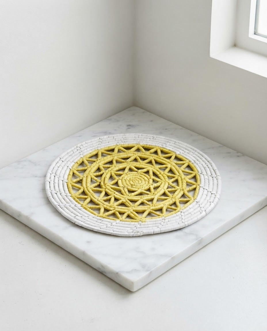 Handwoven Date Leaf Table Placemat – Style 4