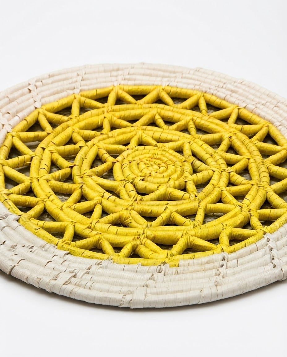 Handwoven Date Leaf Table Placemat – Style 4