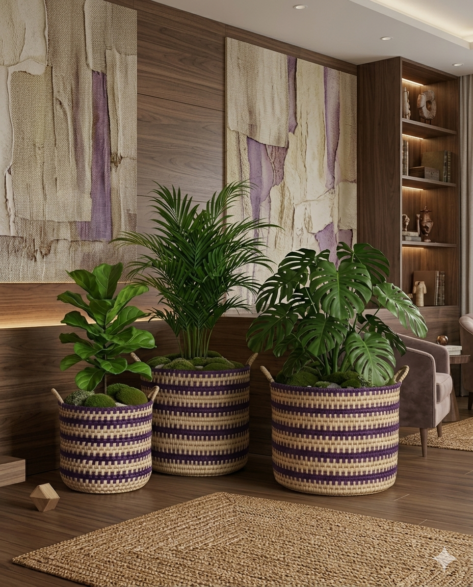 Planter Date Leaf (set of 03) (PR005)