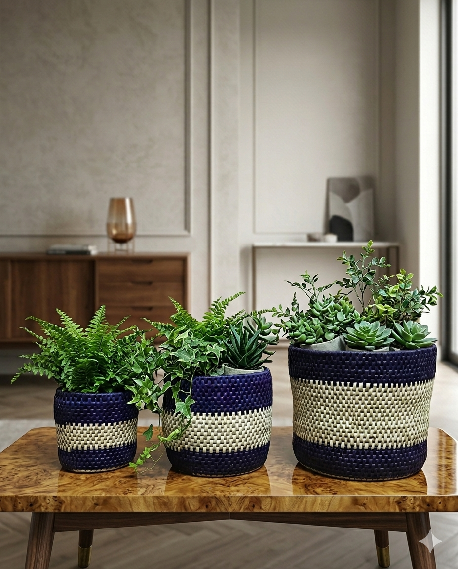 Planter Date Leaf (set of 03) (PR006)