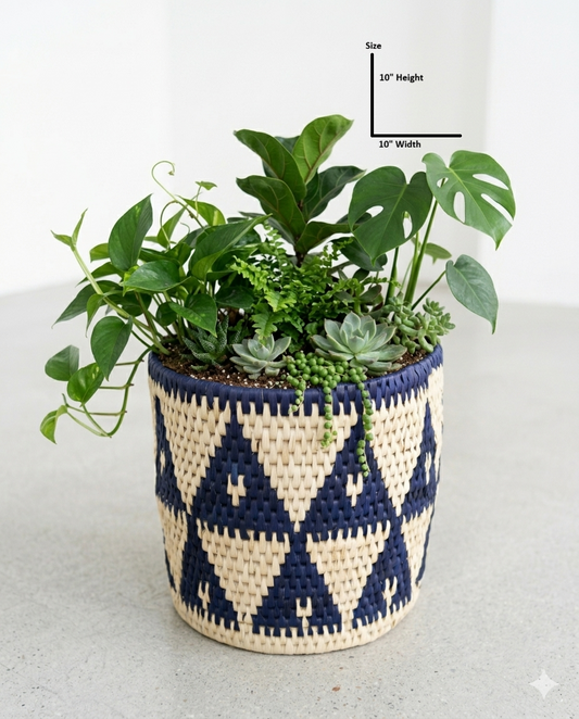 Planter Date Leaf (10"/10") (PR007)